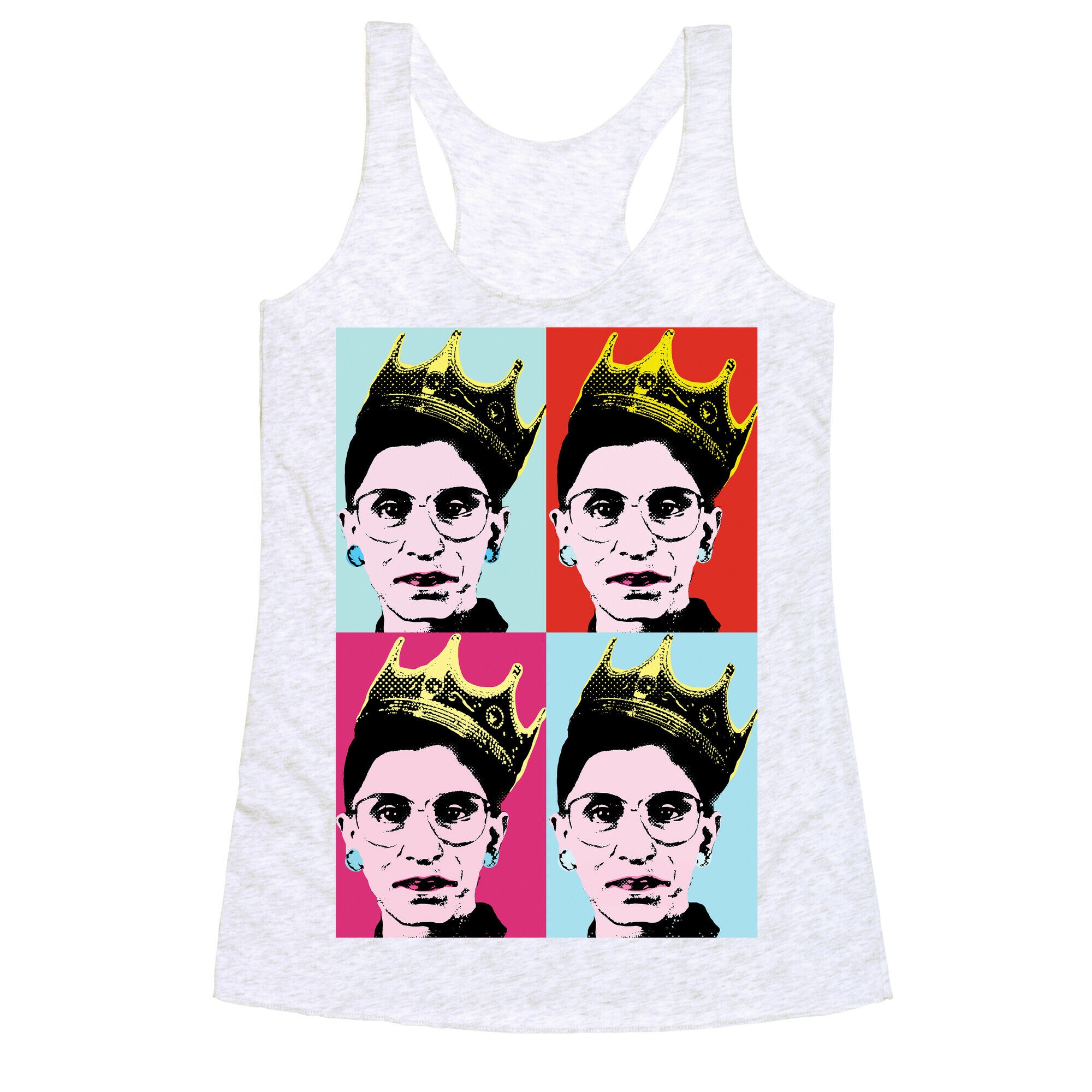 RBG Pop Art Racerback Tank
